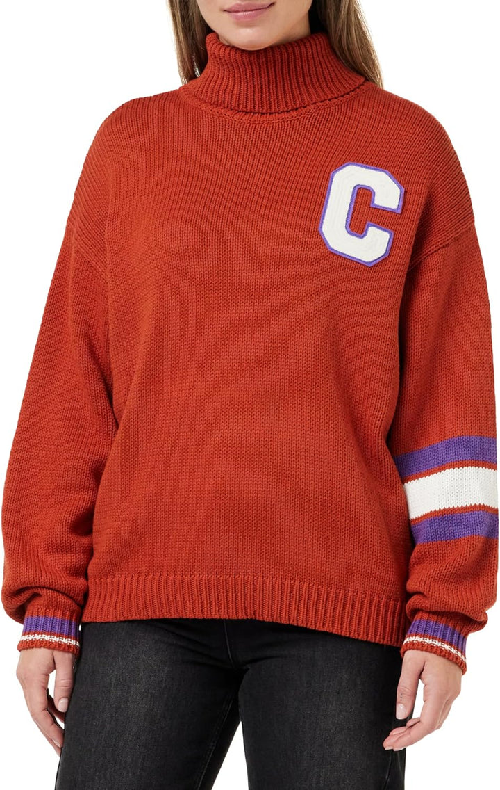 Champion Damen Pullover S Ockerrot, S Ockerrot