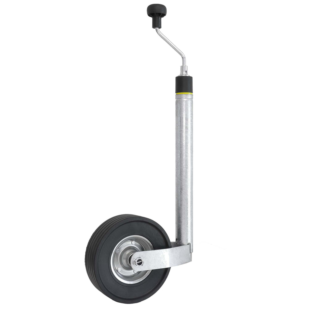 The Drive | Premium Anhänger-Stützrad Ø48 mm mit integrierter Stützlastanzeige | 150 kg Tragkraft –