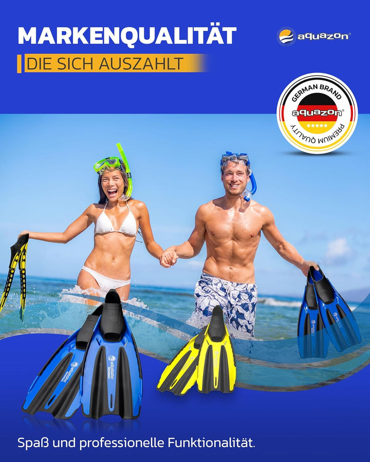 AQUAZON Adventure professionelle Flossen, Schnorchelflossen, Taucherflossen, Schwimmflossen für Erwa