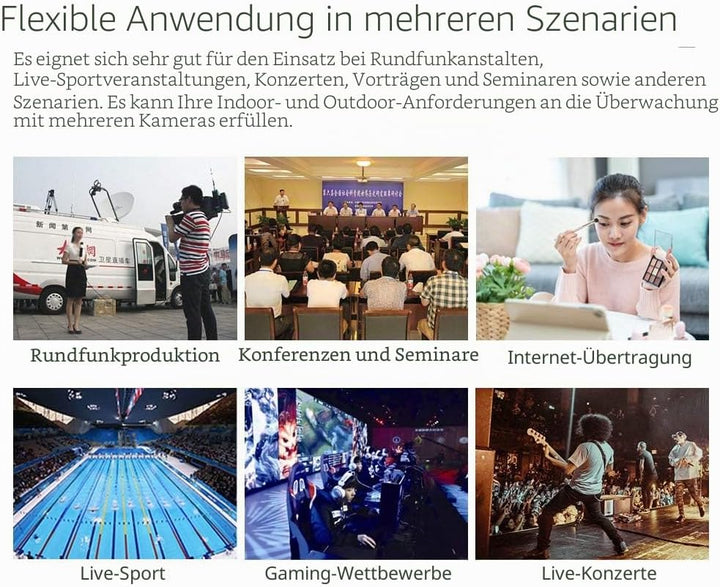 SEETEC ATEM156 15,6 Zoll-Live-Streaming Broadcast Director Monitor mit 4 HDMI-Eingängen und vierfach