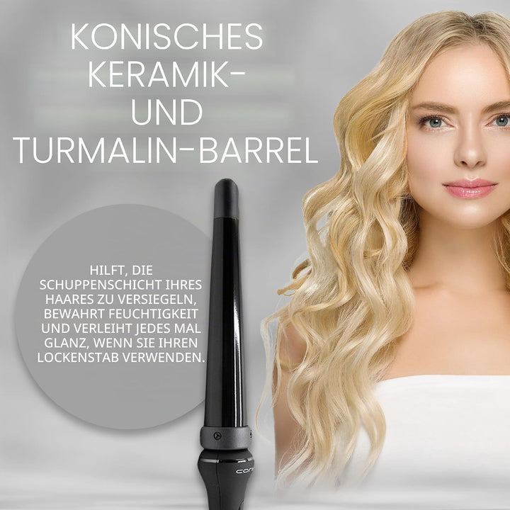 CORIOLISS | Glamour Wand | Lockenstab für Frauen | Haarkräusler für langes und kurzes Haar | Profess