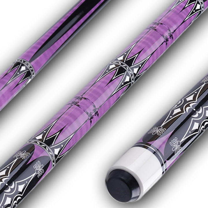58" Pool Billard Queue with 13mm Tip,19 20 oz Billiard Cue,Schwarz oder Weiss，1/2 Maple Queue Sticks