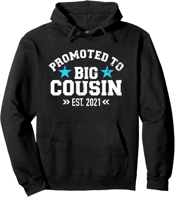 Befördert zum grossen Cousin 2021 Pullover Hoodie
