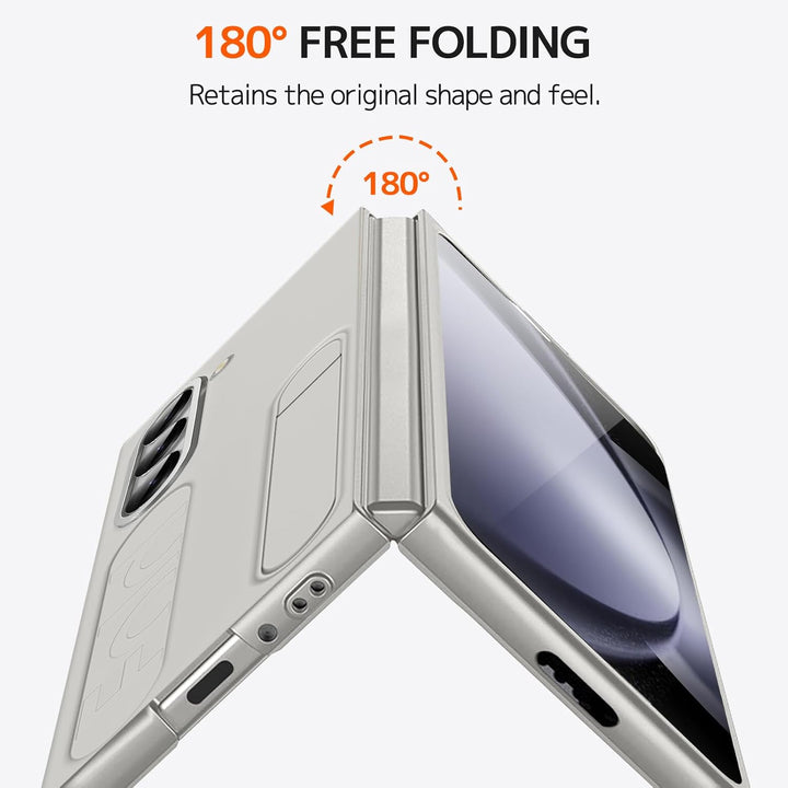NINKI Kompatibel mit Samsung Galaxy Z Fold 5 hülle Armband Case mit Kickstand Galaxy fold 5 Wristban