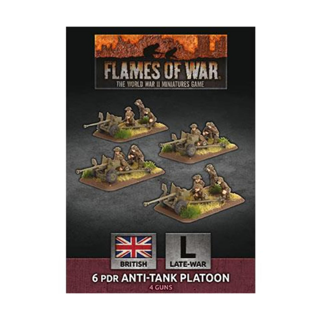 Flames of War Battlefront Late War British 6 PDR Anti-Tank Platoon (BBX54)