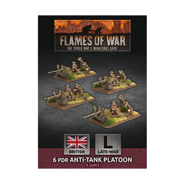 Flames of War Battlefront Late War British 6 PDR Anti-Tank Platoon (BBX54)