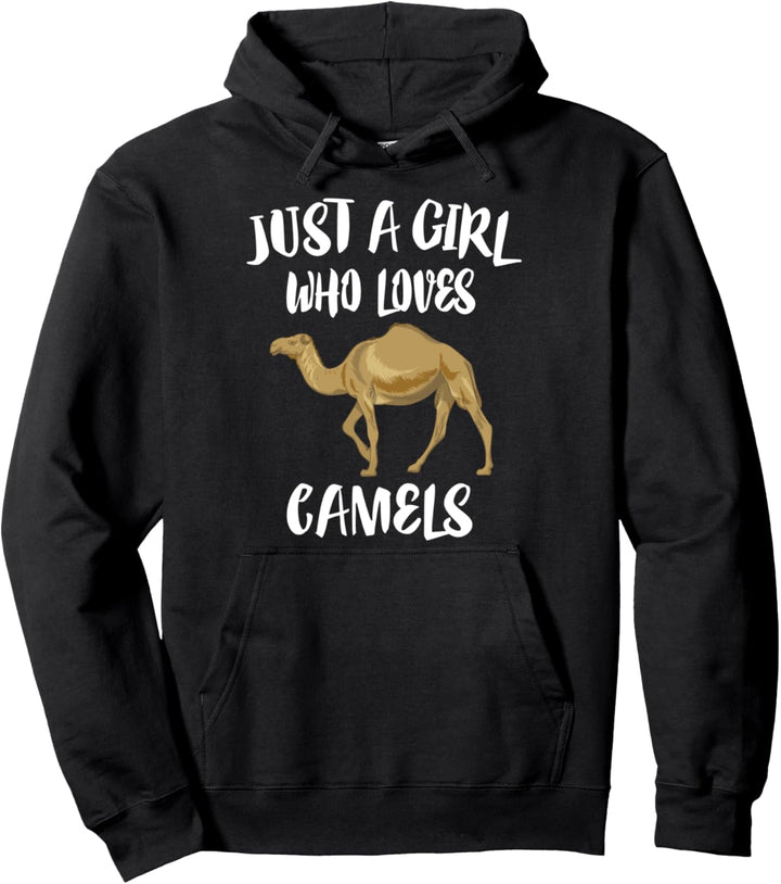 Just A Girl Who Loves Camels Animal Pullover Hoodie