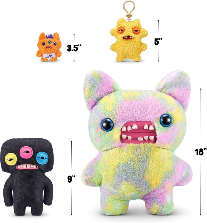 Fuggler Laboratory Misfits von ZURU Funny Ugly Monster, Plüsch, zum Sammeln, Spielzeug (Annoyed Alie