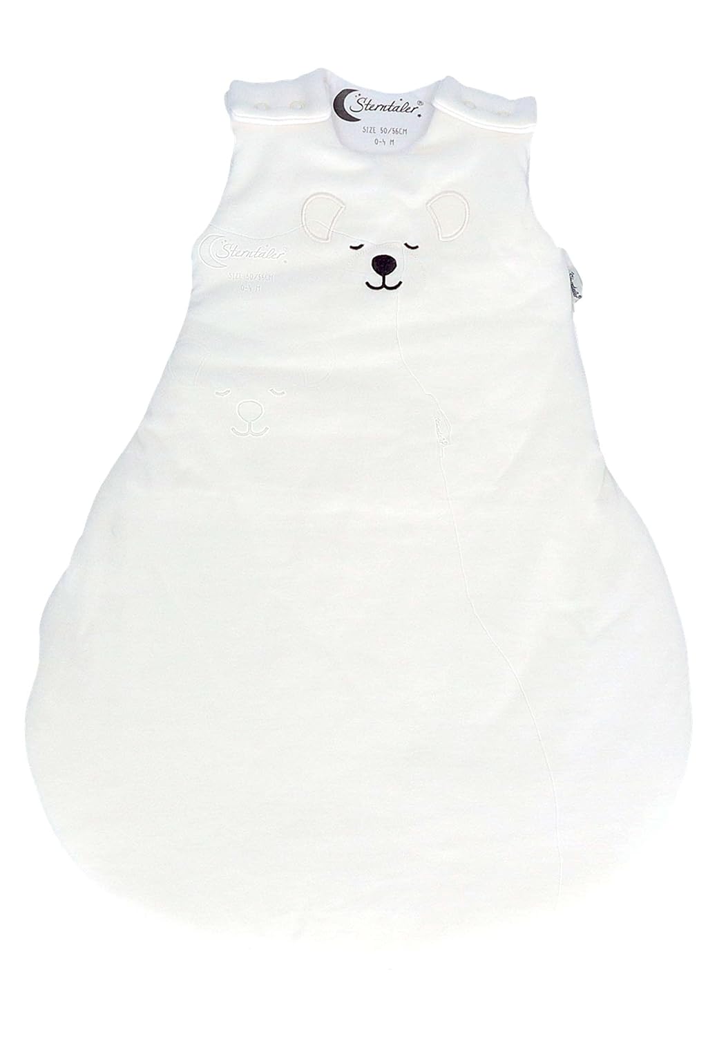 Sterntaler Baby Unisex Schlafsack Baby Baby-Schlafsack 62/68cm Eisbär Elia - Schlupfsack Baby, Pucks