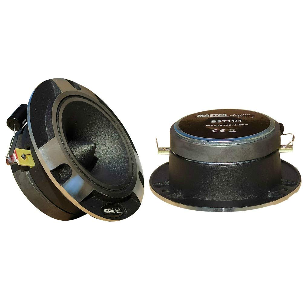 2 SUPER Tweeter MASTER AUDIO BST11/4 BST 11/4 mit 175 watt rms und 350 watt max mit 9,80 cm Durchmes