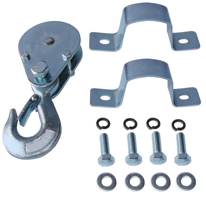 CROSSFER PA600A Elektrischer Seilhebezug 230Volt für 300kg/600kg Last Seilwinde mit Umlenkrolle als