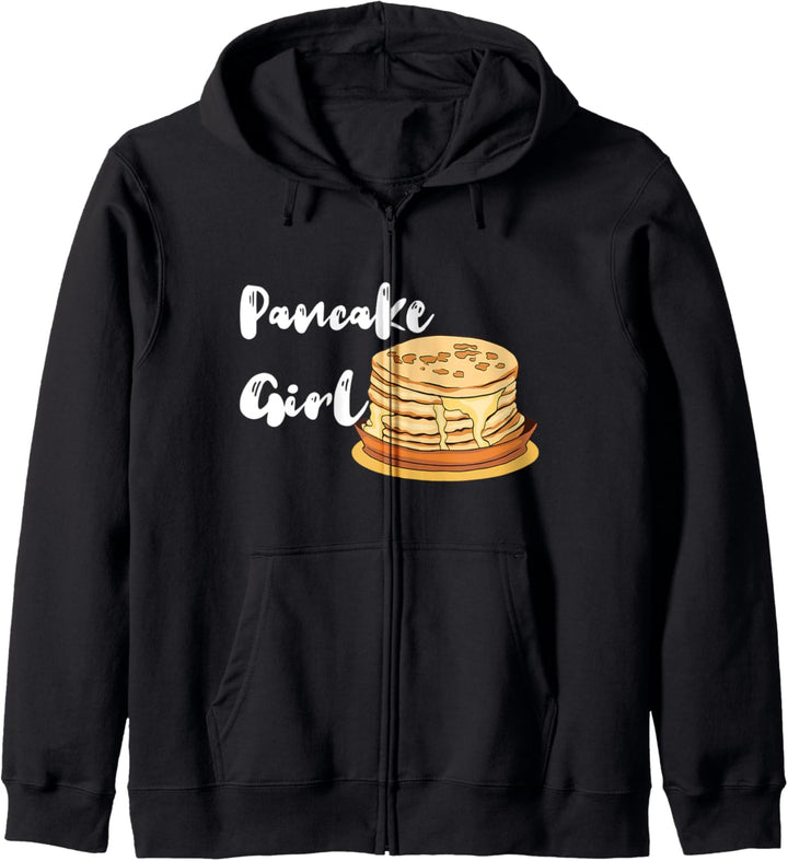 Pfannkuchen Mädels Pancake Girl Nachtisch Süsses Frühstück Kapuzenjacke