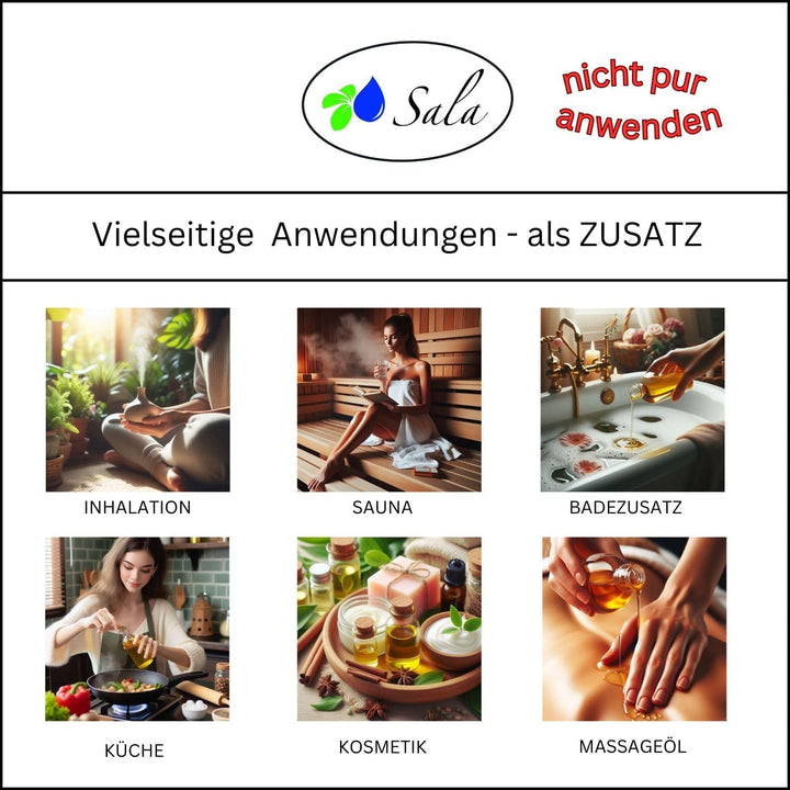 Sala Melissenöl indicum ätherisches Öl naturrein (250 ml Glasflasche) 250 ml (1er Pack), 250 ml (1er