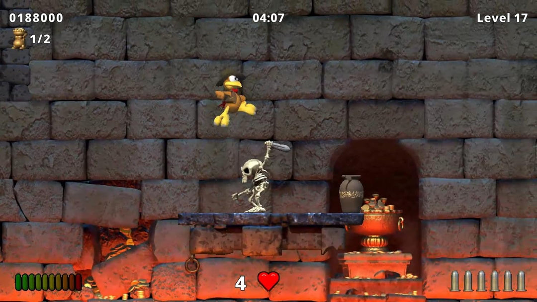 Moorhuhn - Jump n Run - Schatzjäger Abenteuer - für Nintendo Switch