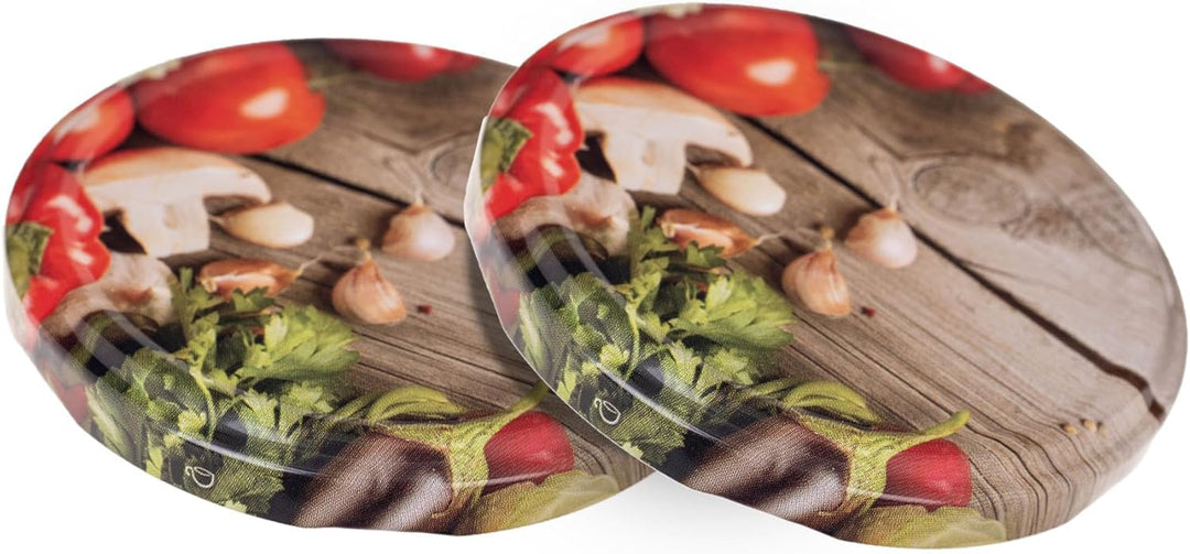 KADAX 10er Set Marmeladengläser 350ml TO82 Tomaten, Einmachgläser Vorratsgläser Mason Jar mit Schrau