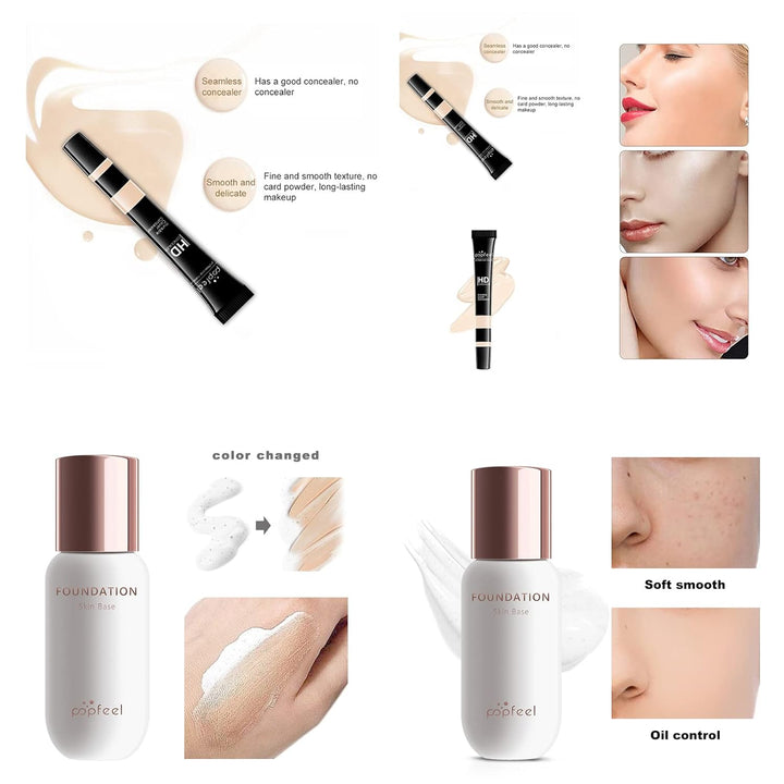 CHSEEO 34 Stück Mehrzweck Make-up-Set All-in-One Make-up-Geschenkset Kosmetik-Palette Starter Kit Li