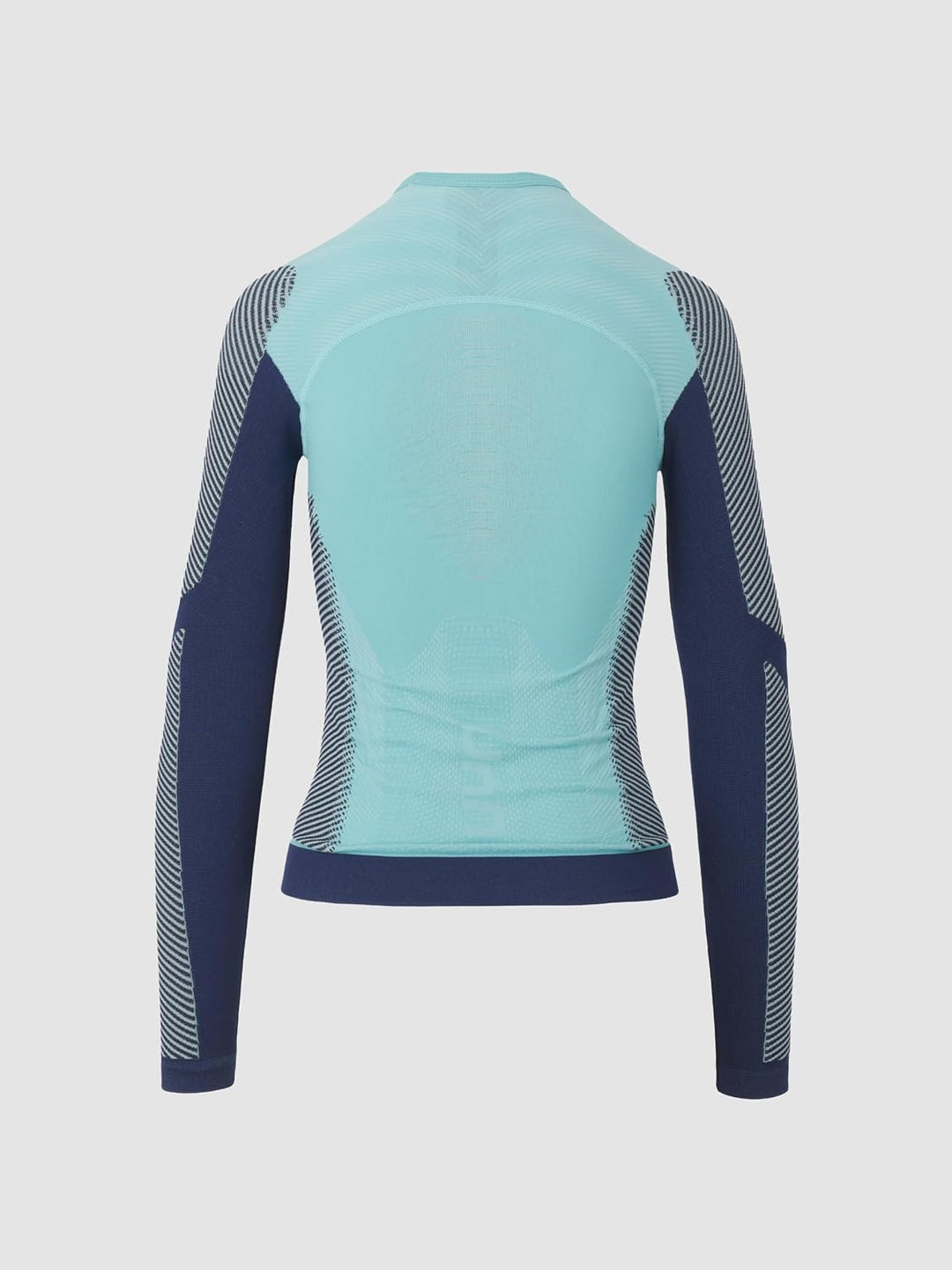 UYN Damen Running Pb42 Ow Long_sl T-Shirt L Blau/Pfau Pracht, L Blau/Pfau Pracht