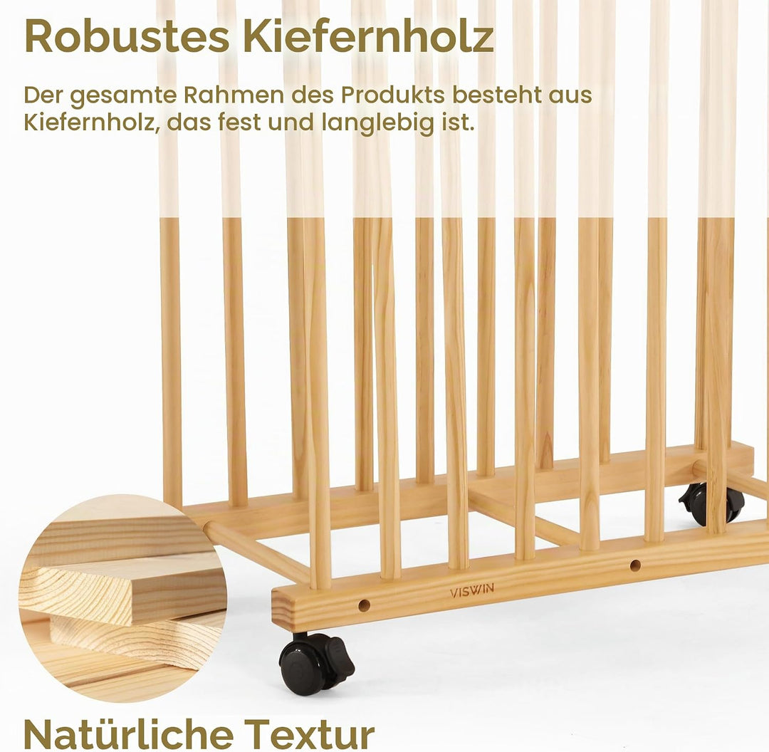 VISWIN Art Storage Rack, Art Canvas Storage, Canvas Boards Rack Art Storage mit Handle &amp; Caster Whee