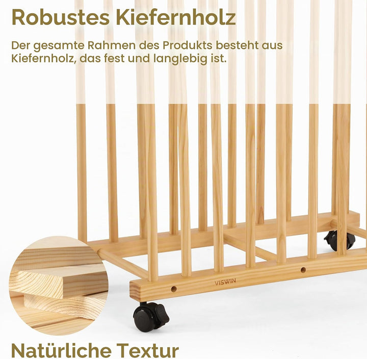 VISWIN Art Storage Rack, Art Canvas Storage, Canvas Boards Rack Art Storage mit Handle &amp; Caster Whee