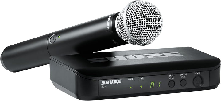 Shure BLX24/SM58 UHF Wireless Mikrofonsystem - Perfekt für Kirche, Karaoke - 14-Stunden Akkulaufzeit