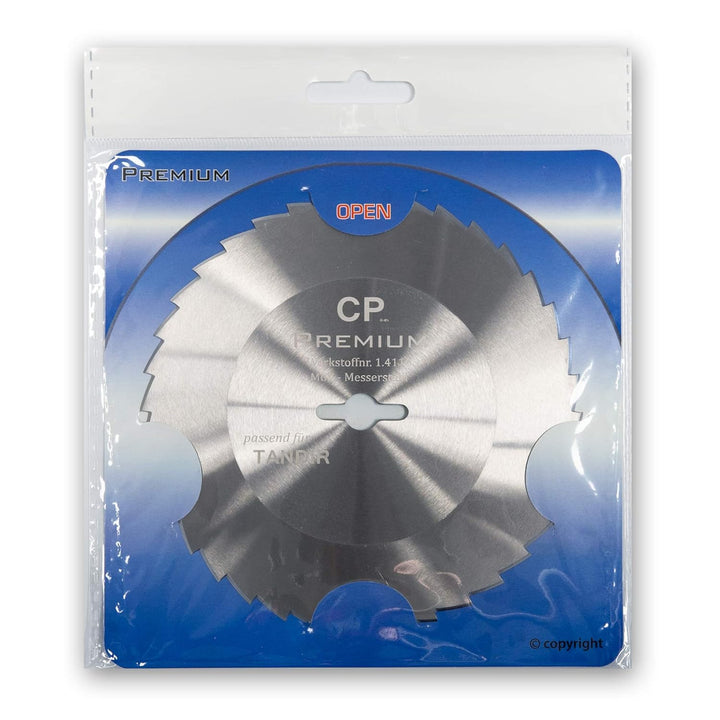 GASTRONICS Kreismesser für Tandir - 120 mm, gezahnt - Dönermesser aus Edelstahl in Premium Qualität