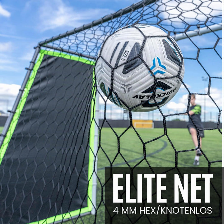 QUICKPLAY Tekkers GS Trainer 3-in-1: Rebounder und 7x5' Tor für kraftvolles Üben Grosses, ultrarespo