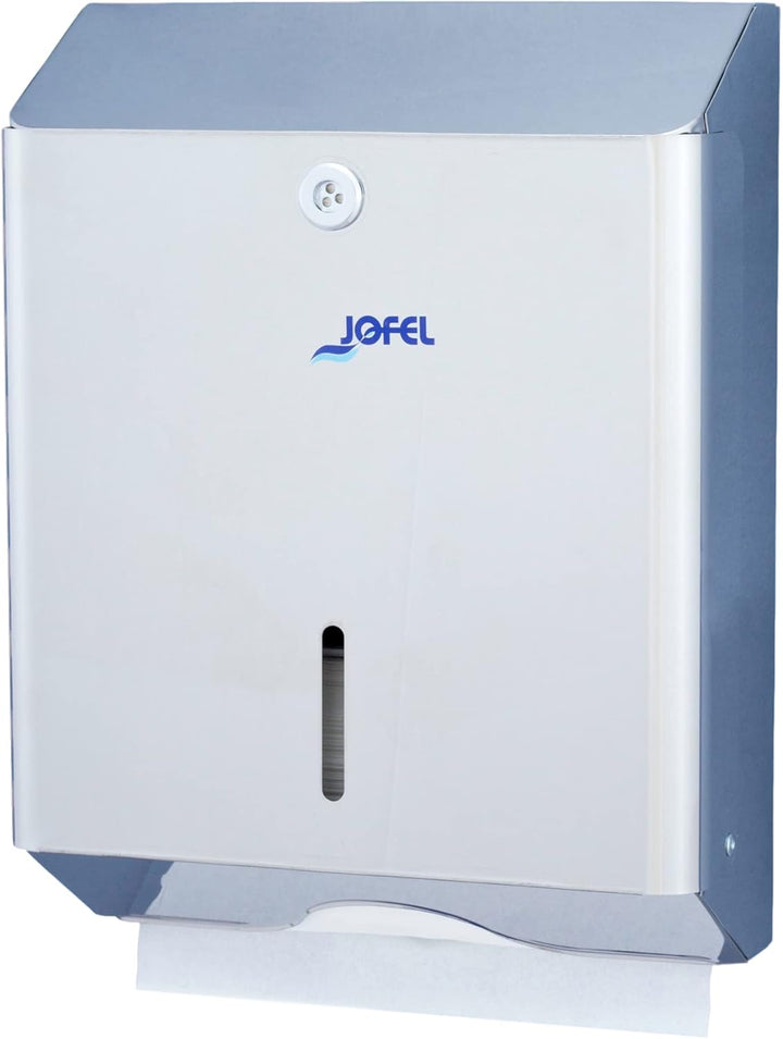 Jofel AH12200 Zig-Zag-Spender aus Edelstahl, glänzend, rostfrei