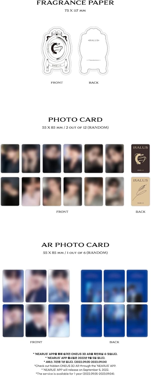 Dreamus ONEUS - MALUS 8th Mini Album+Folded Poster, (DUK1477)