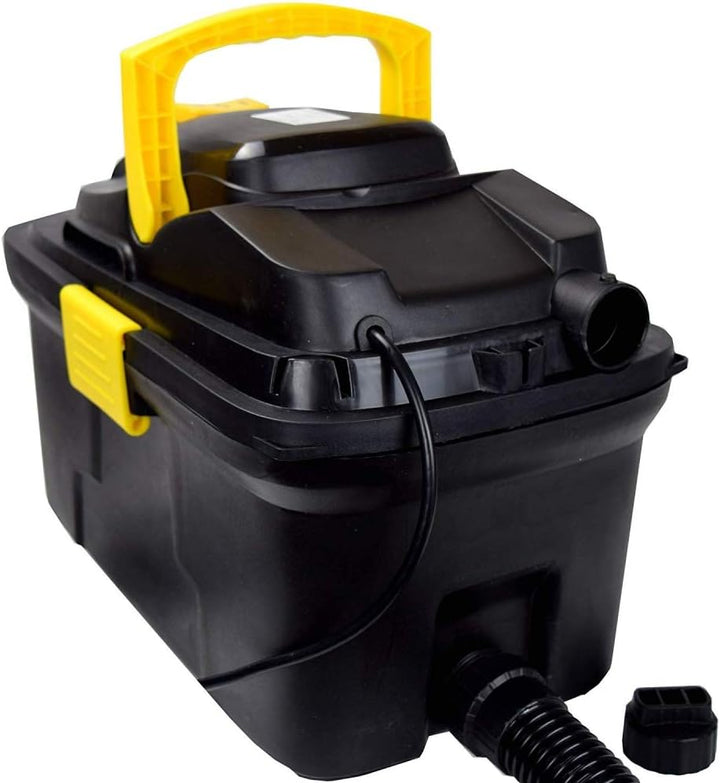 Syntrox Germany 10 Liter Staubsauger Teichsauger Nass- und Trockensauger mit Ablassventil