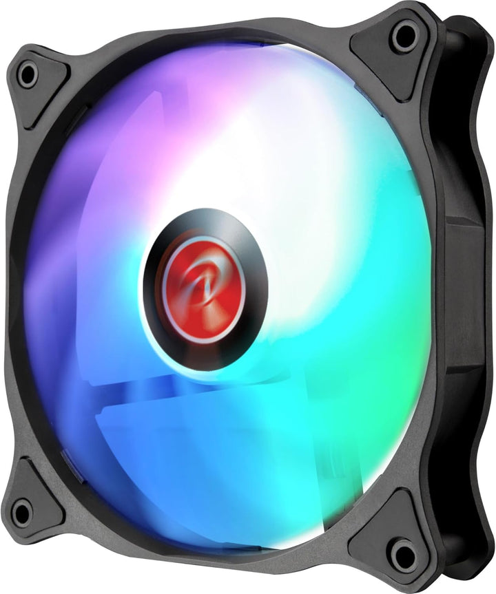 Raijintek EOS 12 RBW ADD Lüfter, 2er-Set inkl. Controller, Schwarz, 120 mm