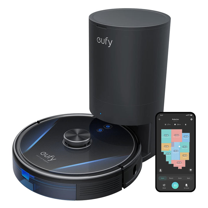eufy Saugroboter mit Absaugstation RoboVac LR30 Hybrid+, Mit Wischfunktion, 60 Tage Kapazität, iPath
