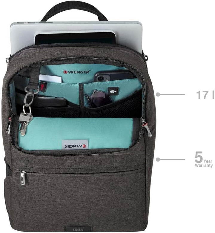 WENGER MX Reloaded Laptop-Rucksack mit Tabletfach bis 10 Zoll, Notebook bis 14 Zoll, 17 l, Damen Her