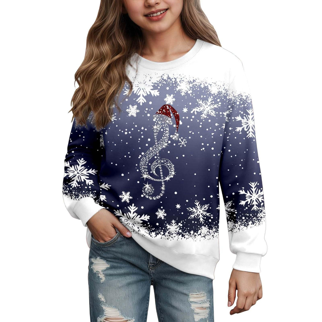 Generisch Lässiger Pullover für Mädchen Bequeme stilvolle Sweatshirts ideal für den Alltag aktive Fr