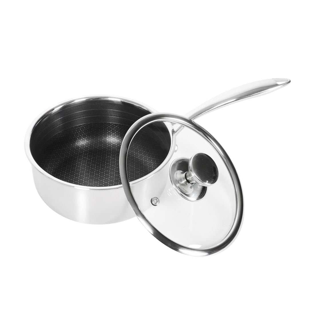 Sobczyk Topf | Hybrid Klein Kochtopf 16 cm | Topf Induktion | Antihaftbeschichtung | Kochtopf Set -