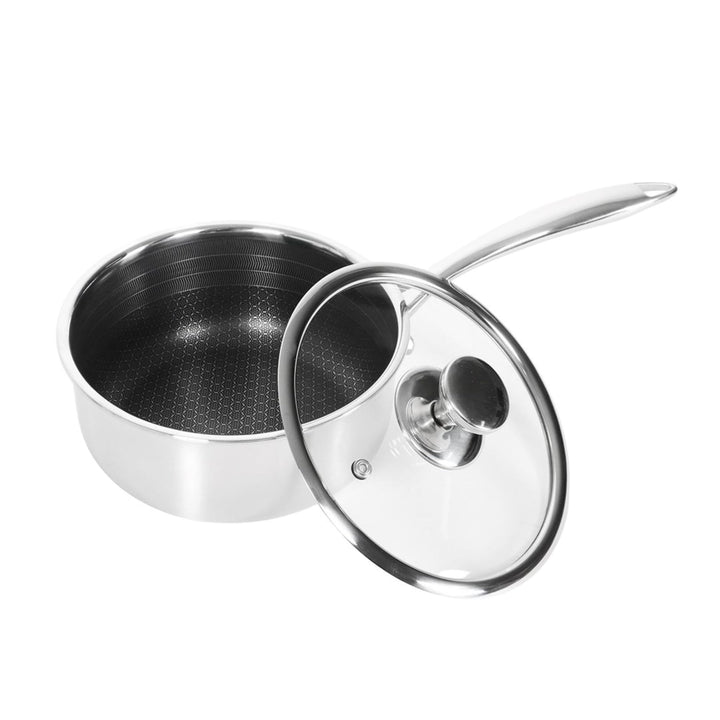 Sobczyk Topf | Hybrid Klein Kochtopf 16 cm | Topf Induktion | Antihaftbeschichtung | Kochtopf Set -