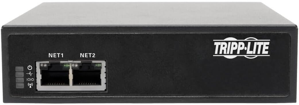 Tripp Lite B093-004-2E4U Konsolenserver mit 4 Ports, 2 GB-NIC, 4 GB Flash und 4 USB-Anschlüssen.