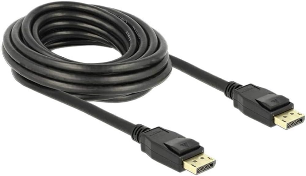 DeLock Kabel DisplayPort 1.2 Stecker > DisplayPort Stecker 5 m schwarz 4K
