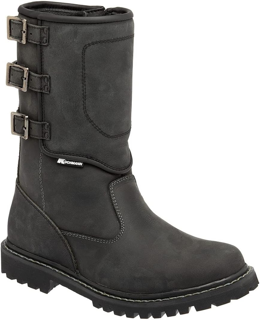 Kochmann Nevada Motorradstiefel (Black,45) 45 EU Schwarz, 45 EU Schwarz