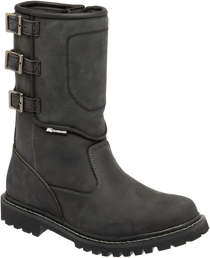 Kochmann Nevada Motorradstiefel (Black,45) 45 EU Schwarz, 45 EU Schwarz