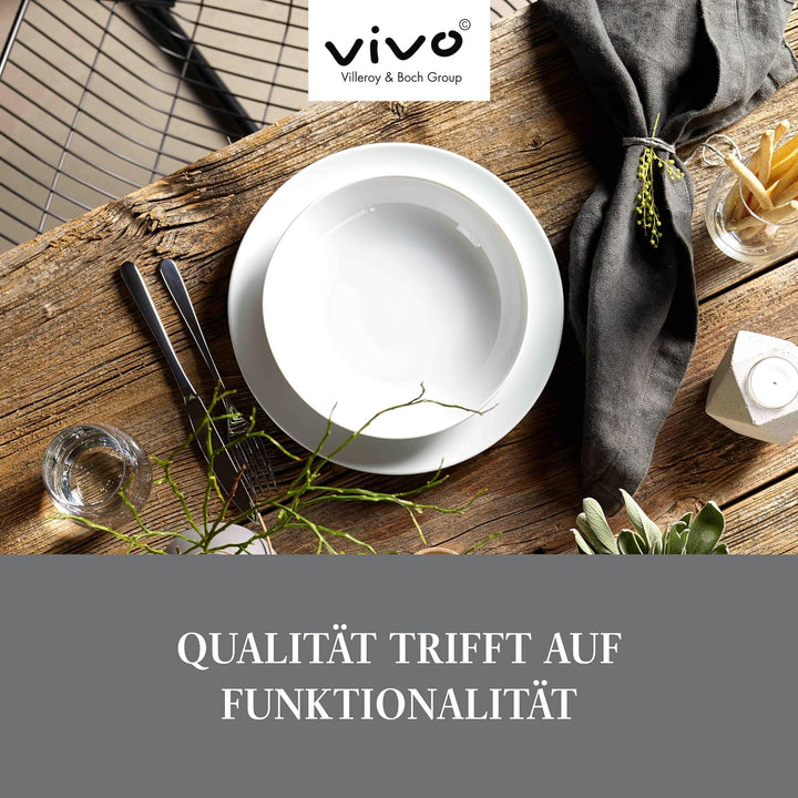 Vivo - Villeroy & Boch Group - New Fresh Basic | Tafelbesteck, 24 tlg. | Für 6 Personen | Edelstahl