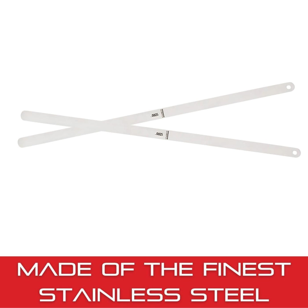 Starrett 667M-10 Stahldicken-Fühlerlehre, 0,10 mm Dicke, 12,7 mm Breite, 300 mm Länge N/A, N/A