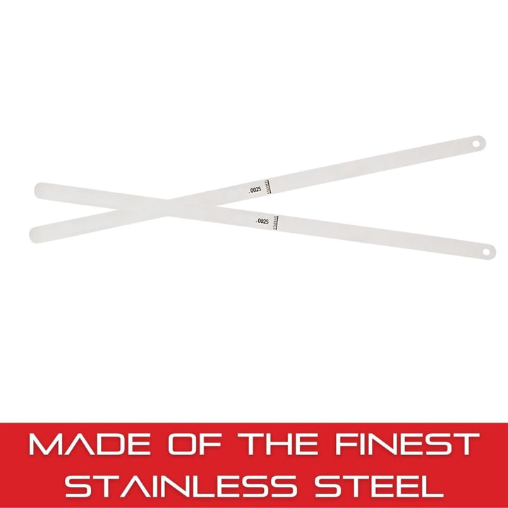 Starrett 667M-10 Stahldicken-Fühlerlehre, 0,10 mm Dicke, 12,7 mm Breite, 300 mm Länge N/A, N/A