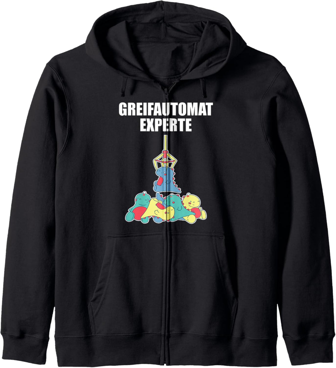Greifautomat Kraller Spielzeugautomat Greifer Kirmes Spruch Kapuzenjacke