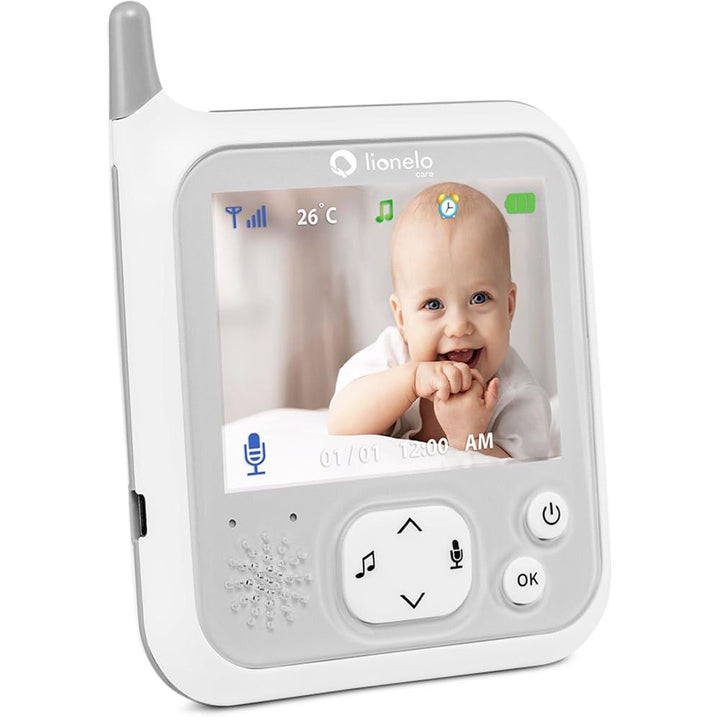 LIONELO Babyline 7.1 Babyphone mit Kamera und Empfänger, Reichweite bis zu 260 m, Kommunikation in b