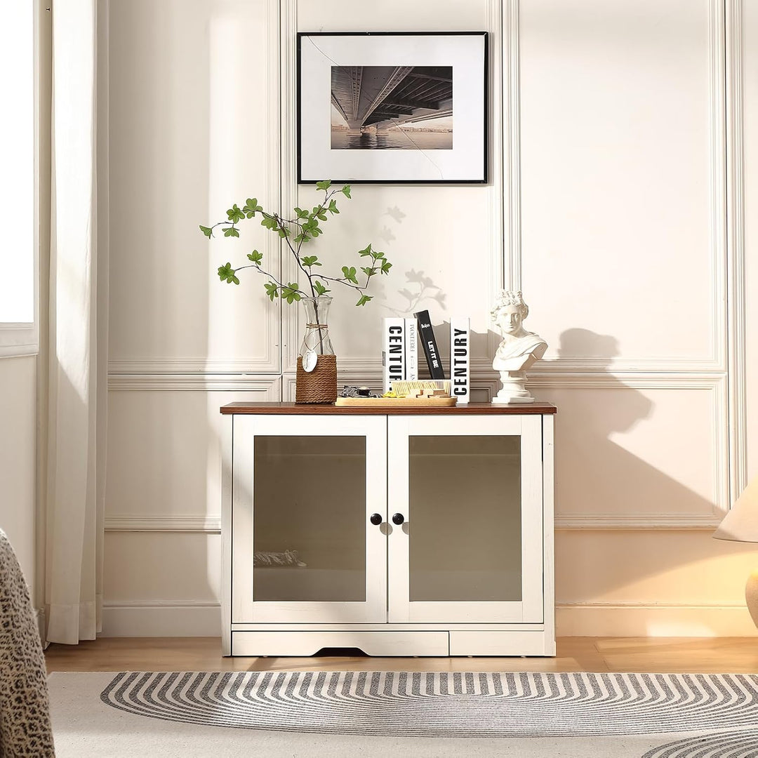 FOREST GRAVITY Katzenschrank Katzentoilette Klein Katzenklo Schrank Large Cat Litter Box Furniture M