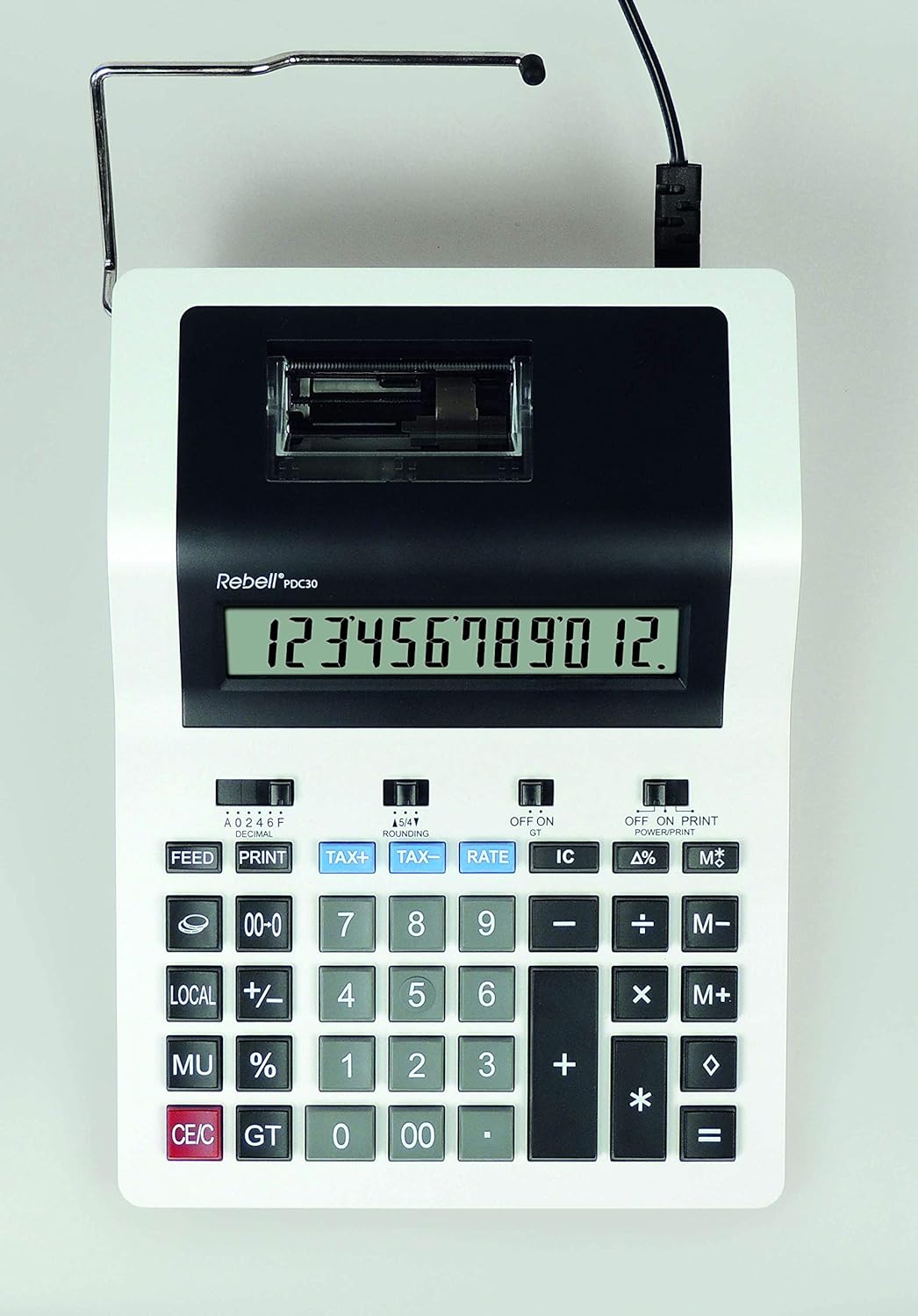 Rebell RE-PDC30-WB - Druckrechner, weiss PDC30 Single, PDC30 Single