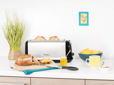 MOULINEX LS260800 Subito Toaster - Edelstahl und Schwarz