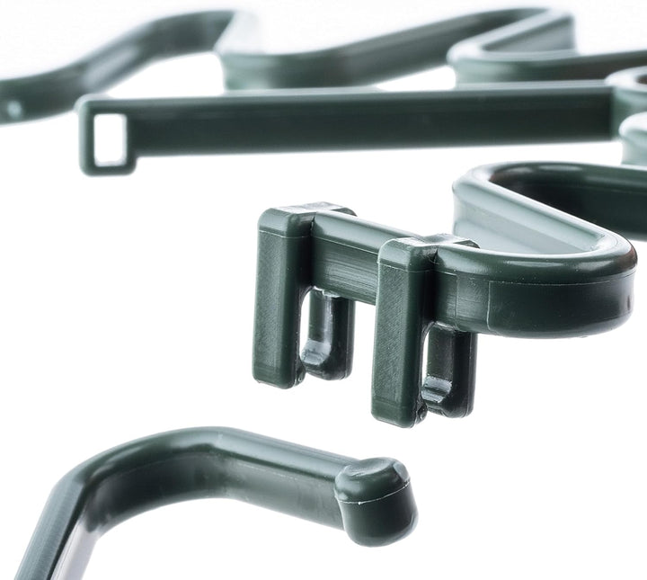KADAX Staudenhalter Ø 21 cm im 20er Set, Pflanzenhalter Rund mit Kabelbinder, Hortensienhalter aus K