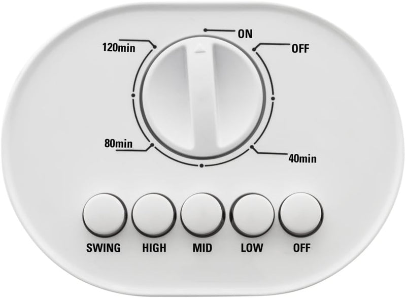 TROTEC Turmventilator TVE 30 T – 45 Watt, Oszillation 60°, 3 Stufen, sehr leise, mit Fernbedienung,
