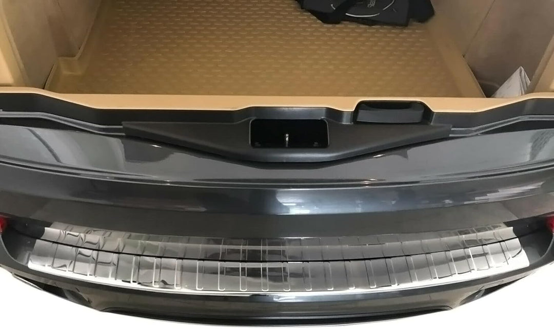 Ladekantenschutz Edelstahl CHROM kompatibel für BMW X5 E70 | BJ 2006-2013 | mit Abkantung | premium